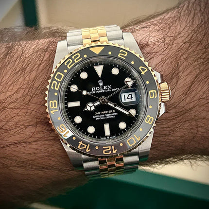 Automatic Rolex GMT-Master II 126718GRNR Black Dial 40mm
