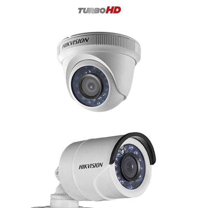 Hikvision 2 CCTV camera kit/package with 4 channel DVR