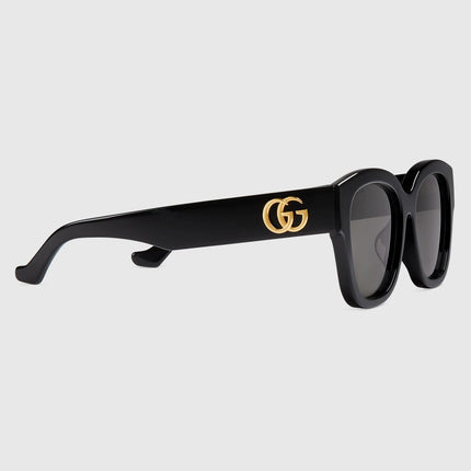 Gucci Low Nose Bridge Round Sunglasses