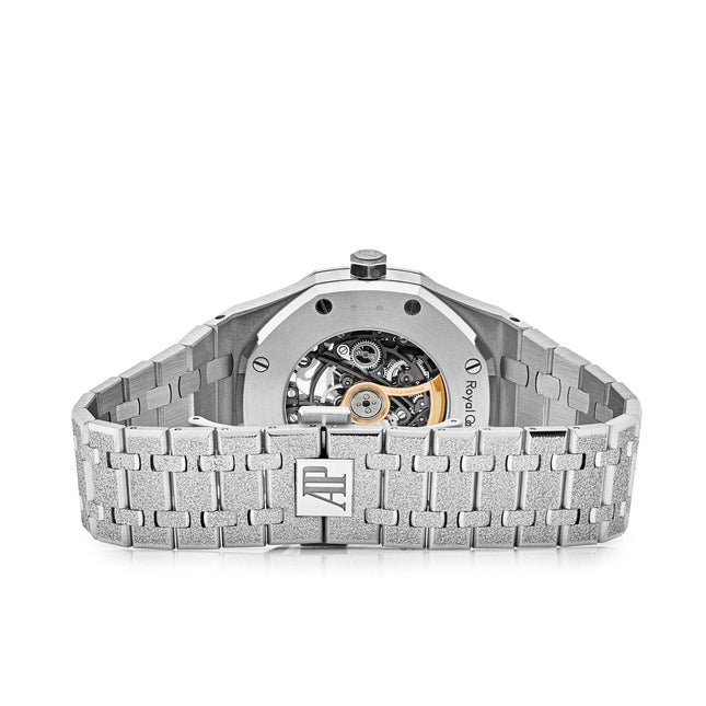 Audemars Piguet Royal Oak 15412BC.YG.1224BC.03 Rainbow Bezel Frosted
