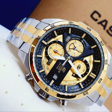 Two-tone Casio Edifice Chronograph Timepiece