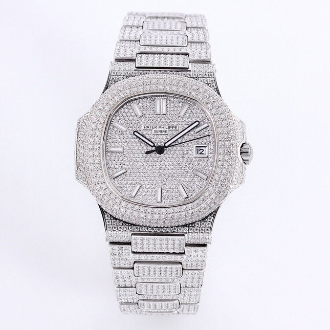 Patek Philippe Nautilus Watch Iced Ref. 5719