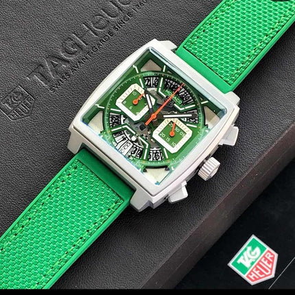 TAG Heuer Monaco Chronograph 39mm Mens Watch CBL2182.FT6235