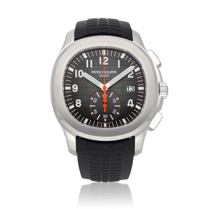 Automatic Patek Philippe Rose Gold Aquanaut Travel Time Watch Ref. 5968A
