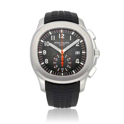 Automatic Patek Philippe Rose Gold Aquanaut Travel Time Watch Ref. 5968A