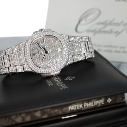 Patek Philippe Nautilus Watch Iced Ref. 5719