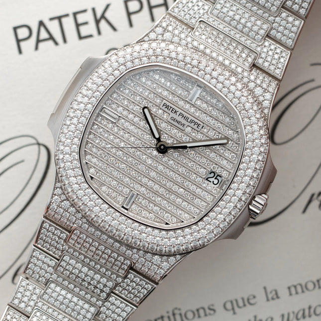 Patek Philippe Nautilus Watch Iced Ref. 5719