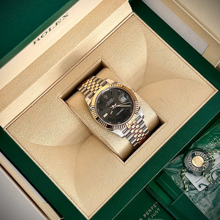 ROLEX DATEJUST 41, WIMBLEDON DIAL, 126333