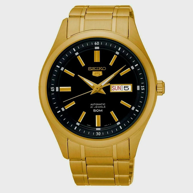 Seiko 5 Automatic Watch SNKN96J1 21 Jewels Golden